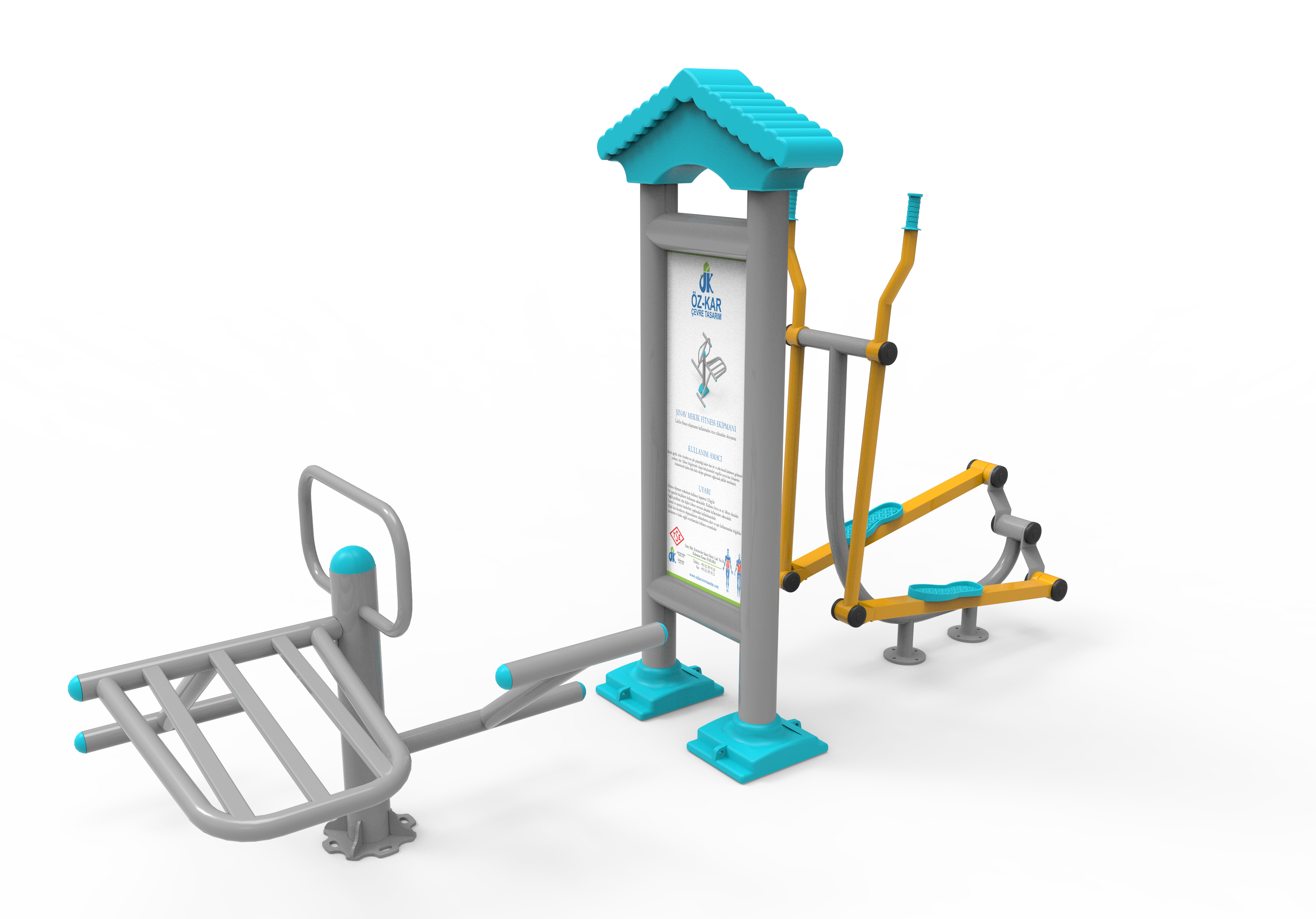 Sinav Mekik ve Eliptik Bisiklet Aleti PF-210 | Dış Mekan Spor Aletleri | Erse Kent Mobilyaları